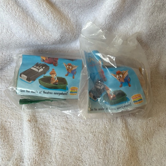 Disney Other - Burger King Kids Meal Vintage Lot Of 2 Sealed Oliver & Company Figures 1996